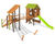 Milam Play Unit, Solo - robinia wood outdoor playground structure 7
