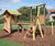 Milam Play Unit, Solo - robinia wood outdoor playground structure 2