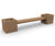 Modular Outdoor Hardwood Planter System with Linking Seats 3