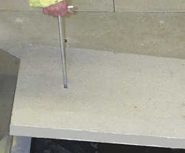 Solid top gratings and structurally cored panels