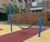 Single Curver - blue steel playground swing for outdoor coordination 1