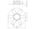 Hexagonal Swing - red steel playground swing set for public spaces 8