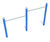 Two-Level Horizontal Bars - steel playground gym bars for children 1