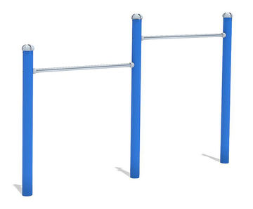 Two-Level Horizontal Bars - steel playground gym bars for children