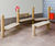 Eibini Arena - outdoor softwood seating set with figures and litter bin 6