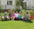 Eibini Arena - outdoor softwood seating set with figures and litter bin 0