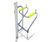 Active-Station Abdominal Trainer - stainless steel core workout bench 7