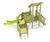 Jannu Play Unit, Solo - outdoor wood playground structure for children 0