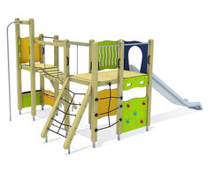 Peggy Play Unit, Solo - wood outdoor playground structure for children