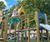 Robin Play Unit, Solo - wood playground structure for outdoor parks 4