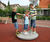 Uranus Stand-Up Roundabout - stainless steel playground spinning ride 0