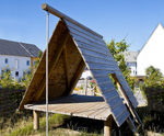 Seaside A-Frame House - softwood outdoor playhouse for children