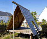 Seaside A-Frame House - softwood outdoor playhouse for children - on this page