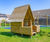 Alexander Play House - softwood log cabin playhouse with terrace 2