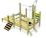 Lina Sand And Mud Play Unit - wood outdoor playground for children - on this page