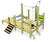 Lina Sand And Mud Play Unit - wood outdoor playground for children 0