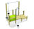 Lara Sand And Mud Play Unit - outdoor wood playground for sand play 0