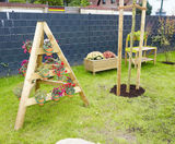 Mentha Planting Pyramid - softwood vertical planter for outdoor spaces - on this page