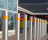 Plain Round Stainless Steel Bollards - stainless parking barrier posts - on this page