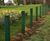 Plain Square Galvanised Steel Bollards - steel parking barrier posts 0