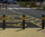 Plain Round Galvanised Steel Bollards - steel parking and access posts 7
