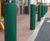 Plain Round Galvanised Steel Bollards - steel parking and access posts 0