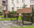 Nerium Bench - outdoor hardwood and aluminum seating for public spaces 1