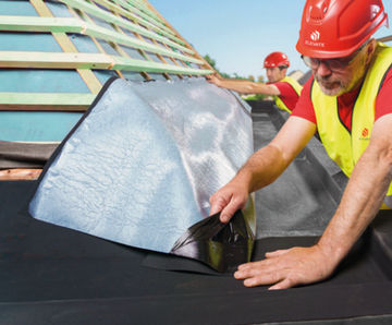 RubberGutter EPDM SA - self-adhesive EPDM gutter lining membrane
