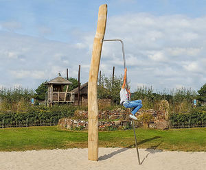 Juda Climbing Trunk - natural robinia playground climbing structure
