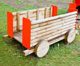Large Train Tender - outdoor wooden play train for playgrounds - on this page