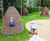 Wicker Huts - natural willow play structures for children's outdoor spaces 3
