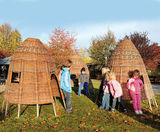 Wicker Huts - natural willow play structures for children's outdoor spaces - on this page