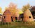 Wicker Huts - natural willow play structures for children's outdoor spaces 2
