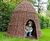 Wicker Huts - natural willow play structures for children's outdoor spaces 5