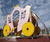 Carriage Themed Play unit - softwood play structure for climbing & seating 2