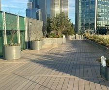 Historic building's rooftop is transformed in to a green amenity space
