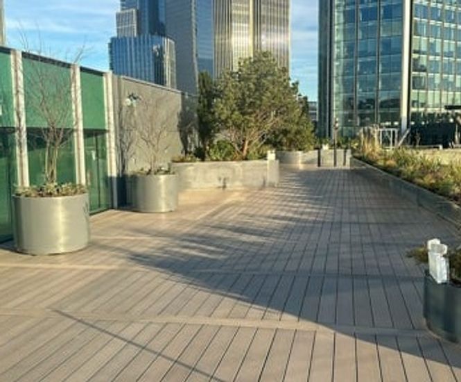 Historic building's rooftop is transformed in to a green amenity space