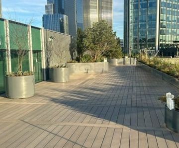 Historic building's rooftop is transformed in to a green amenity space