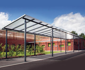 Malford canopy shelter with sedum roof - MCP209