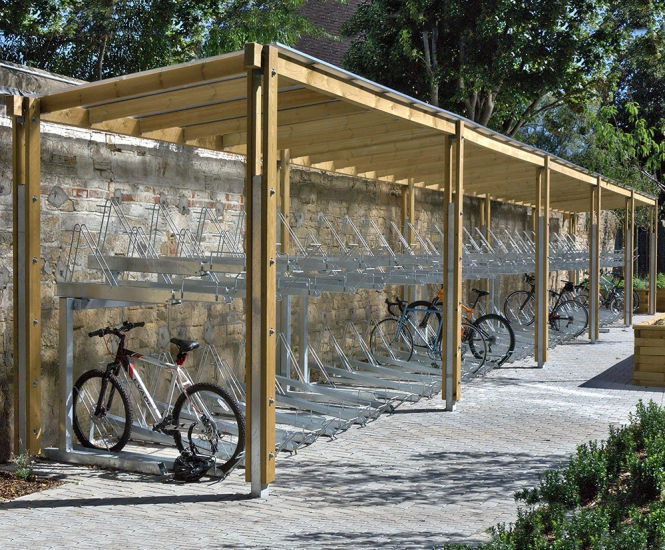 Malford two-tier cycle rack - MCR205