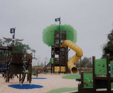 Pirate-themed accessible play area - Folly Farm Adventure Park