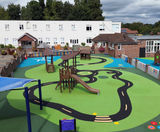 Multiplay, trim trails and surfacing for school redevelopment project - on this page