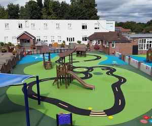 Multiplay, trim trails & surfacing for School redevelopment project, Sussex