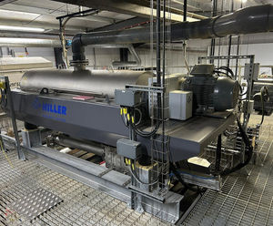 New centrifuge increases efficiency at waste water treatment plant.