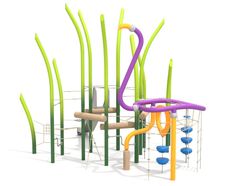 Frankie’s the Flamingo 2 - flamingo climbing play structure for parks