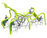 Maddie The Mantis - outdoor steel insect climber for playgrounds