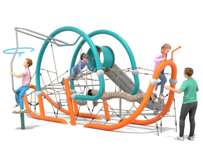 Sammy The Snail - rope and net playground climber for children