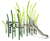 Harry the Heron - steel climbing frame for parks and nature play areas 0