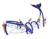 Wesley The Whale Ocean Adventure Climber - steel playground climbing unit - on this page