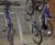 Semi-Vertical Cycle Rack - galvanised steel space-saving bike storage 1